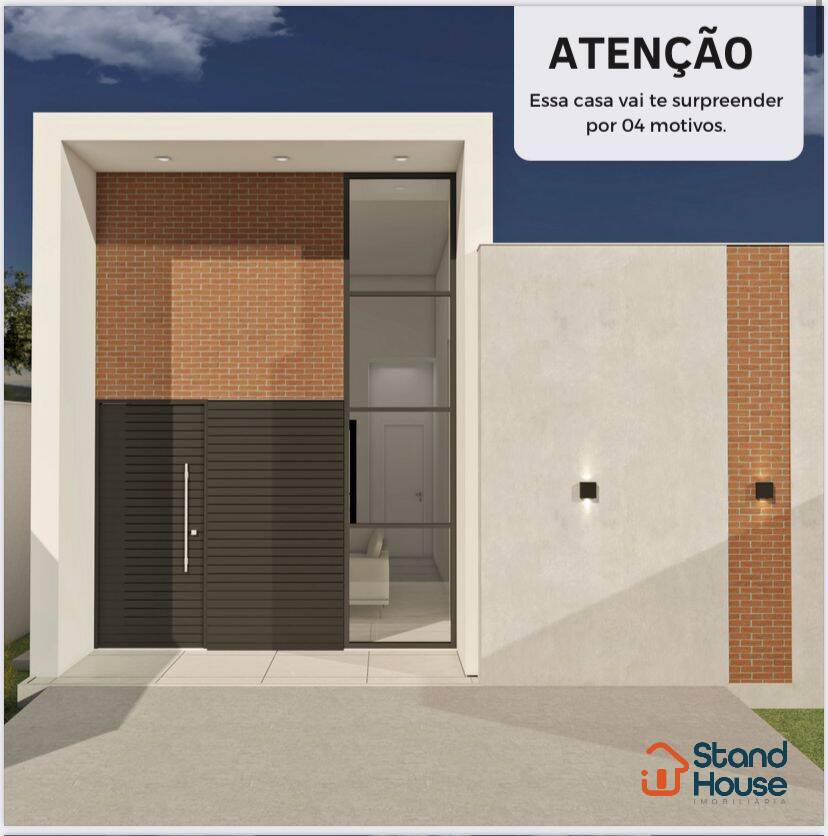 Casa de 3/4 sendo uma suíte na região do bairro Papagaio